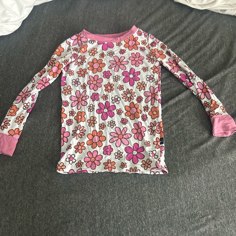 Blush Lotus Pink Flowers Pj Set